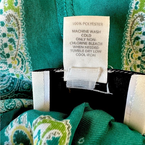 LOFT Bandana Handkerchief Blouse size XS - Picture 4 of 6